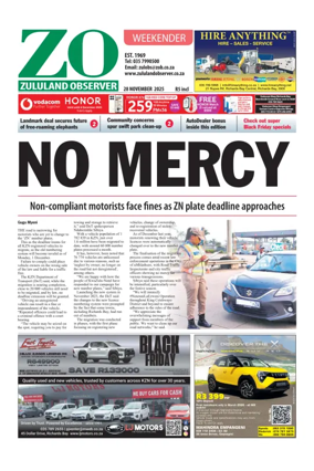 Cover of Zululand Observer - Weekender