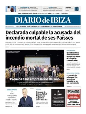 Cover of Diario de Ibiza