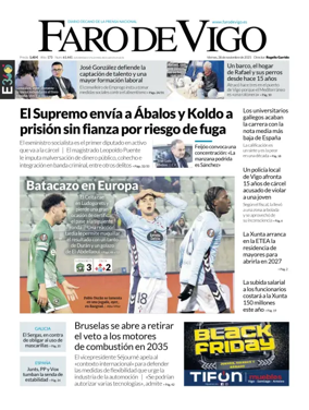 Cover of Faro de Vigo