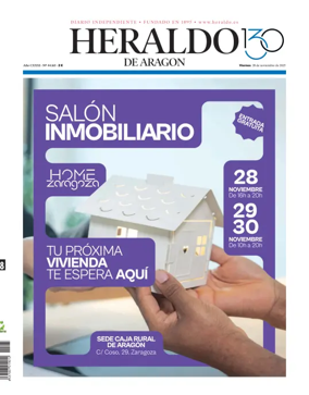 Cover of Heraldo de Aragón