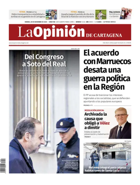 Cover of La Opinion de Murcia (Cartagena)