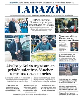Cover of La Razon (Cataluna)