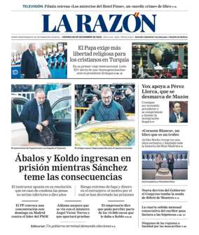 Cover of La Razon (Levante)