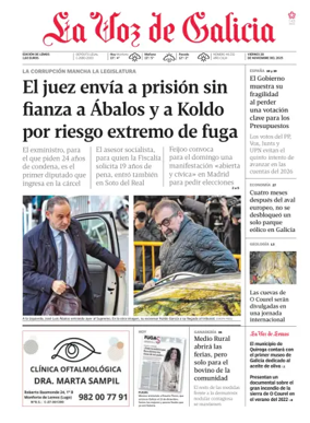 Cover of La Voz de Galicia (Monforte)