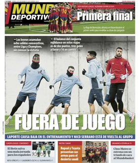 Cover of Mundo Deportivo (Bizkaia-Araba)