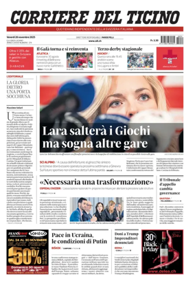 Cover of Corriere del Ticino