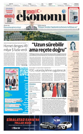 Cover of Dünya Gazetesi