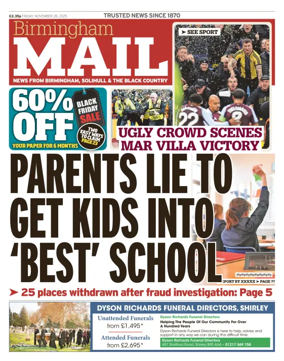 Cover of Birmingham Mail
