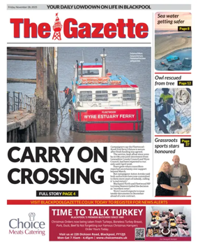 Cover of Blackpool Gazette