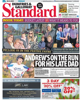 Cover of Dumfries & Galloway Standard