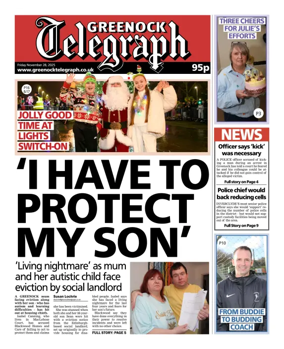 Cover of Greenock Telegraph