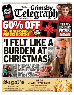 Cover of Grimsby Telegraph