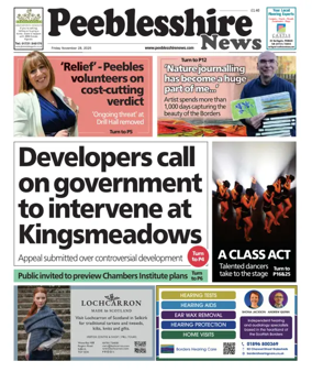 Cover of Peebleshire News