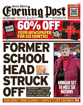 Cover of South Wales Evening Post