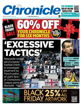 Cover of The Chronicle (South Tyneside and Durham)
