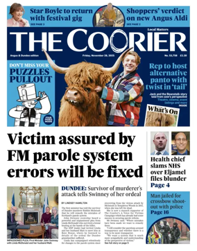 Cover of The Courier & Advertiser (Angus and The Mearns Edition)