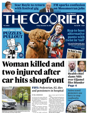 Cover of The Courier & Advertiser (Fife Edition)