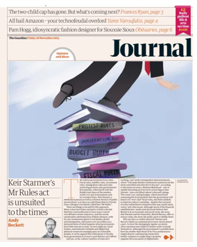 Cover of The Guardian e-paper Journal
