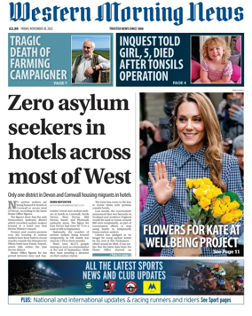 Cover of Western Morning News