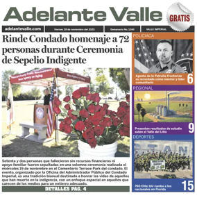 Cover of Adelante Valle
