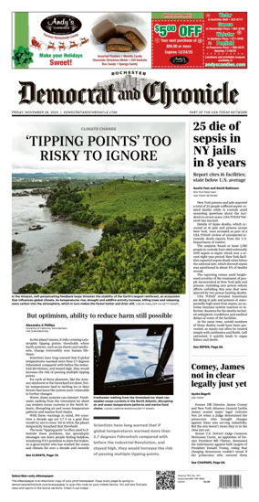 Cover of Democrat and Chronicle