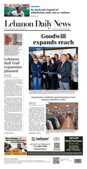 Cover of Lebanon Daily News