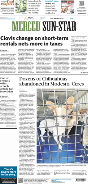 Cover of Merced Sun-Star