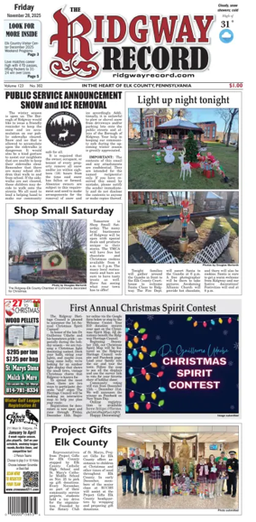 Cover of Ridgway Record