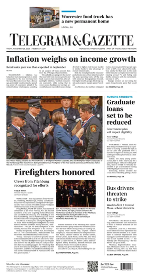 Cover of Telegram & Gazette