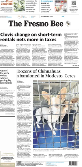 Cover of The Fresno Bee