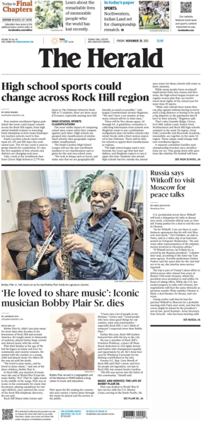 Cover of The Herald (Rock Hill)