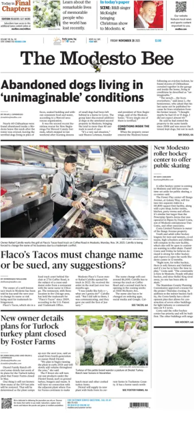 Cover of The Modesto Bee