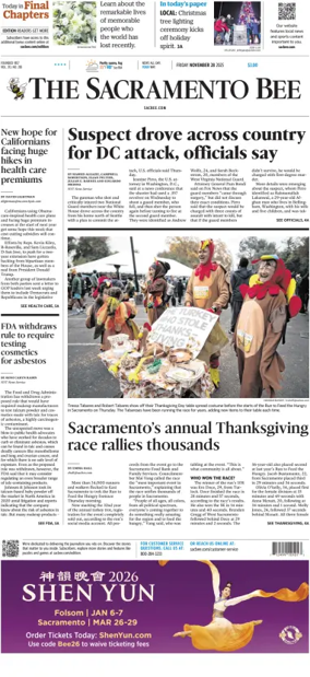 Cover of The Sacramento Bee