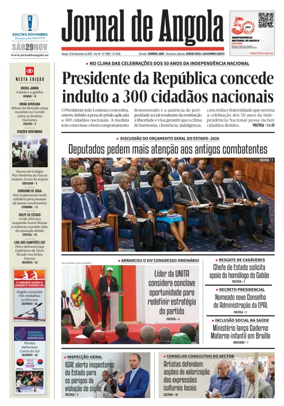 Cover of Jornal de Angola