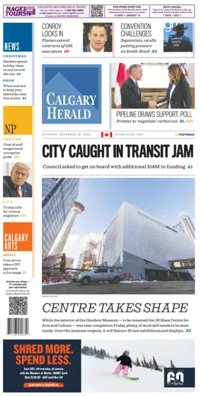 Cover of Calgary Herald