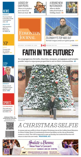 Cover of Edmonton Journal