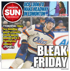 Cover of Edmonton Sun