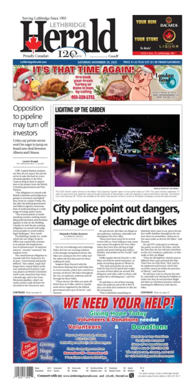 Cover of Lethbridge Herald