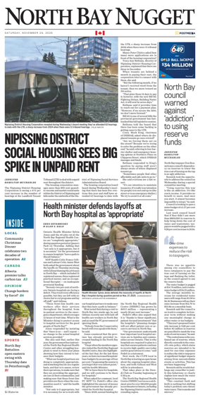 Cover of North Bay Nugget
