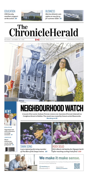 Cover of The Chronicle Herald (Provincial)