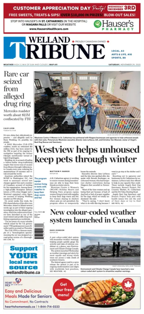 Cover of The Welland Tribune