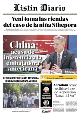 Cover of Listin Diario