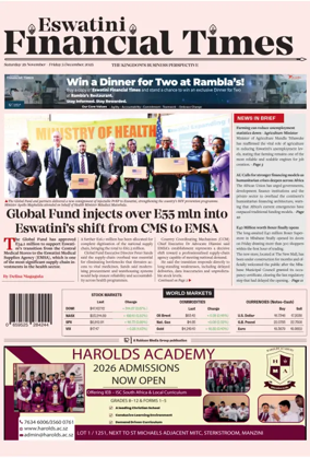 Cover of Eswatini Financial Times