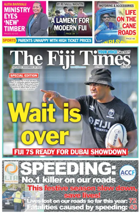 Cover of The Fiji Times