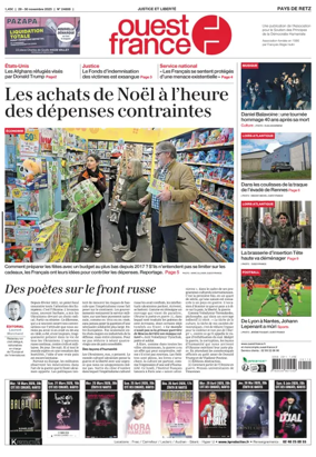 Cover of Ouest France (Pornic / Pays de Retz)