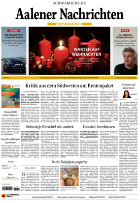 Cover of Aalener Nachrichten
