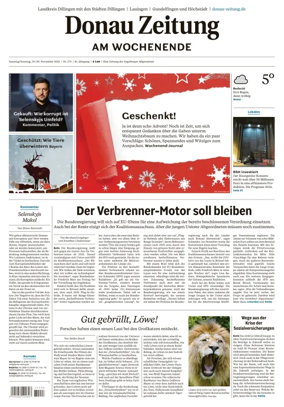 Cover of Donau Zeitung