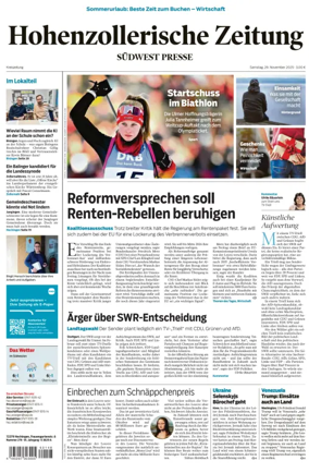 Cover of Hohenzollerische Zeitung