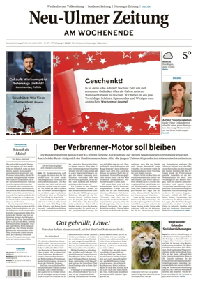 Cover of Neu-Ulmer Zeitung