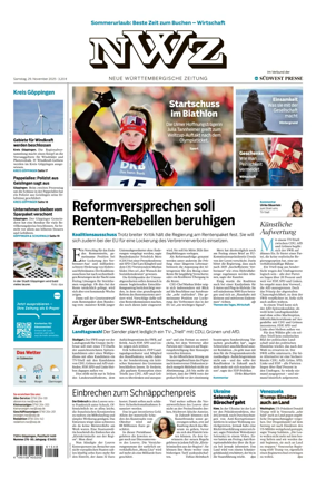 Cover of NWZ  (Göppinger Kreisnachrichten)